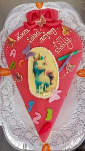 Schulanfangstorte Einhorn