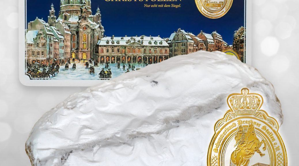 Stollen Mit Dekorativer Dose
